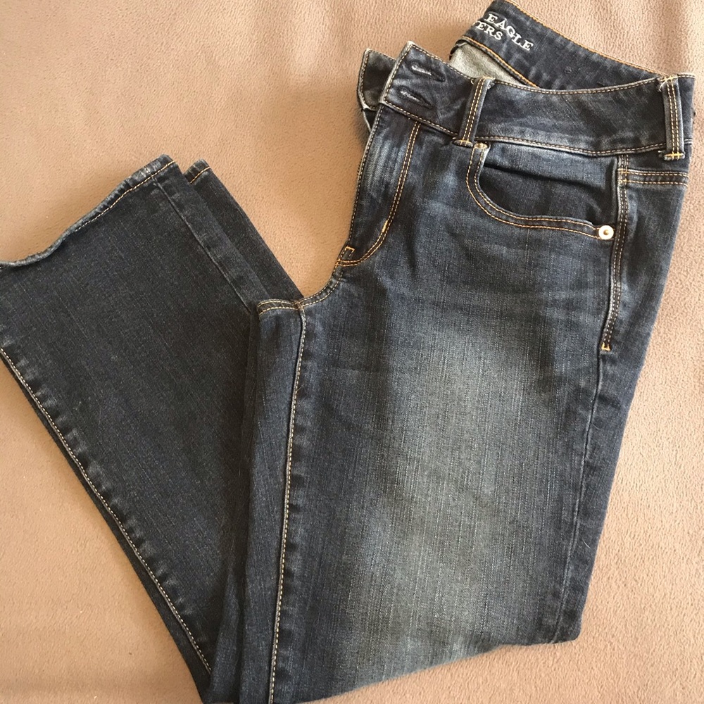 American Eagle Artist Crop Super Stretch 10